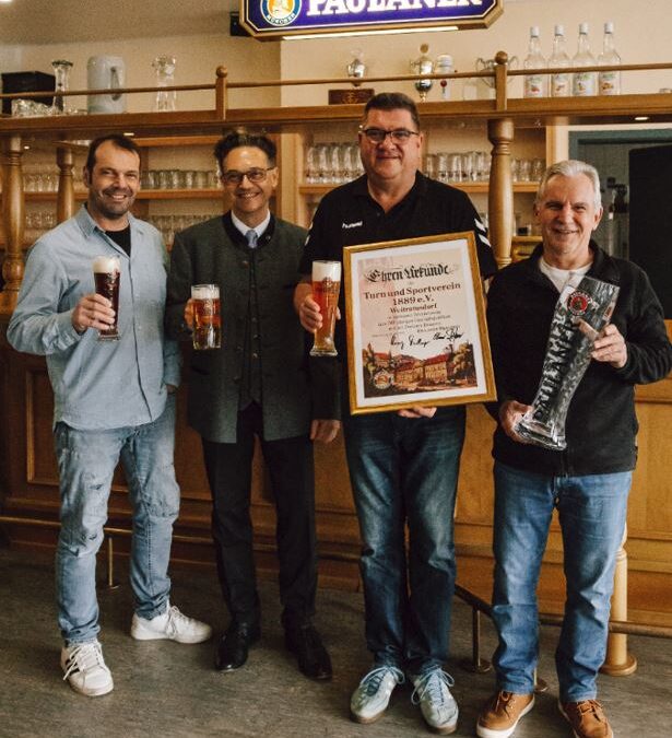 50-jähriges Paulaner-Bierjubiläum beim TSV