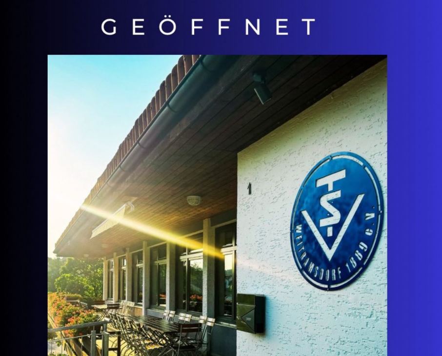 Sportheim-geöffnet