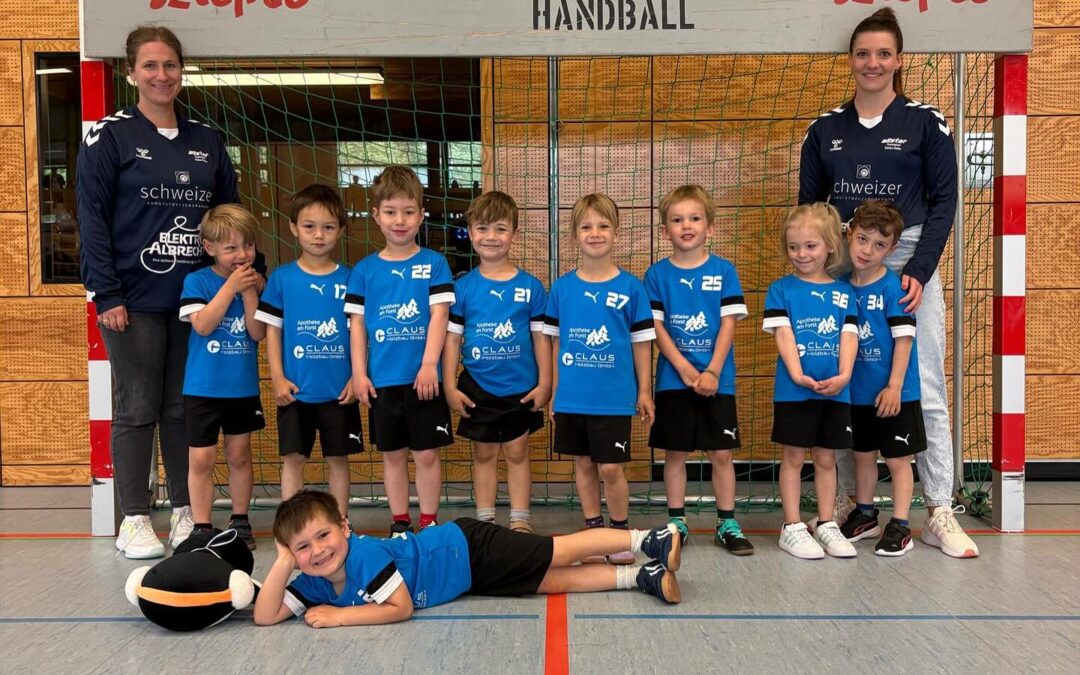 Bambinis auf Turnier der HSG Rödental-Neustadt