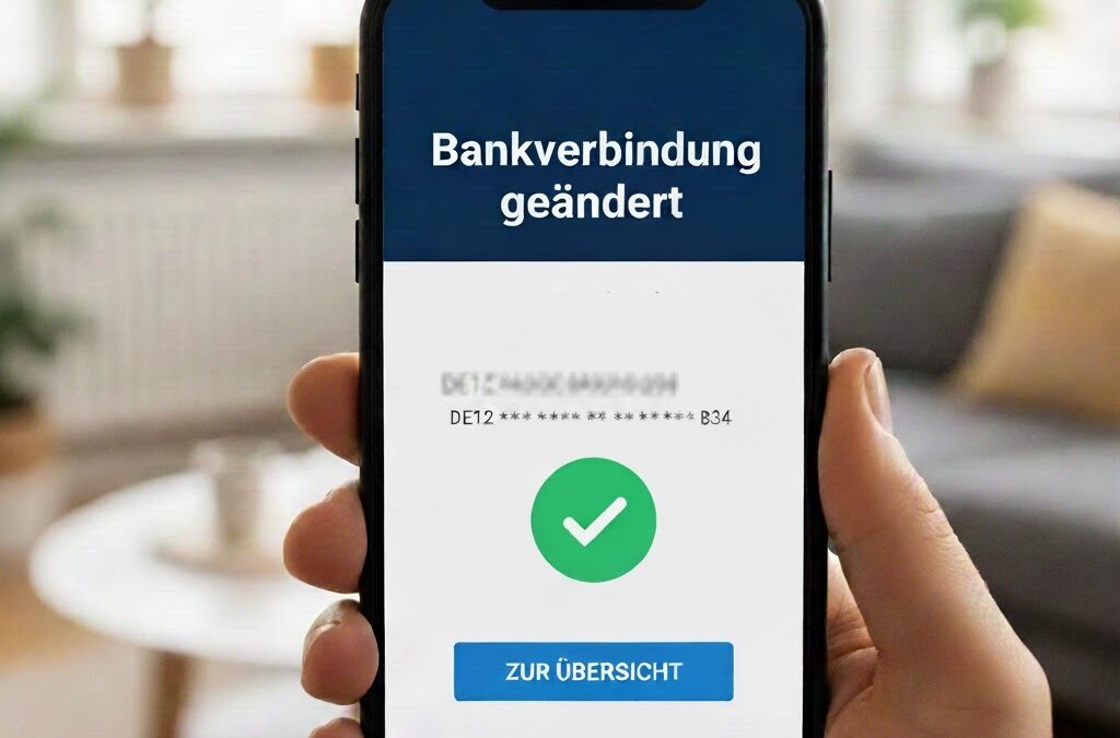 Neue Bankverbindung….?