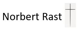 Abschied von Norbert Rast