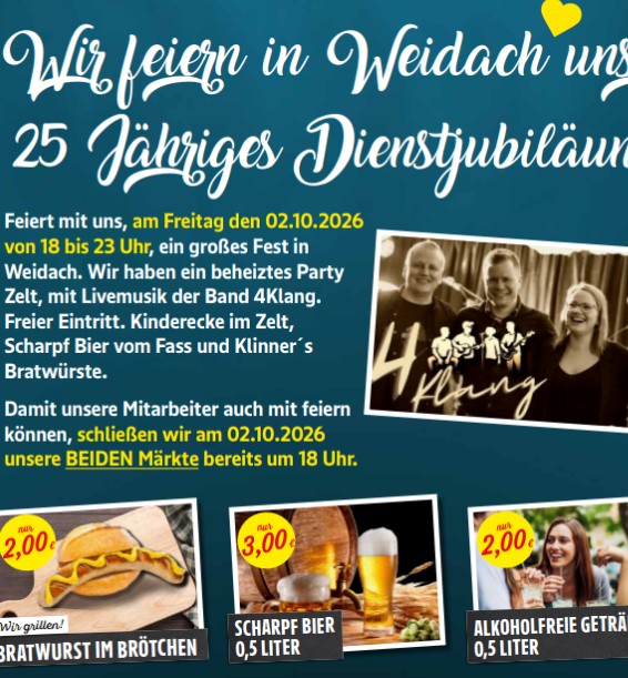 25 Jahre EDEKA Klinner